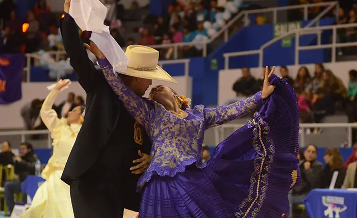 Desarrollo de Experiencias Culturales: Pareja bailando marinera norteña - Perú